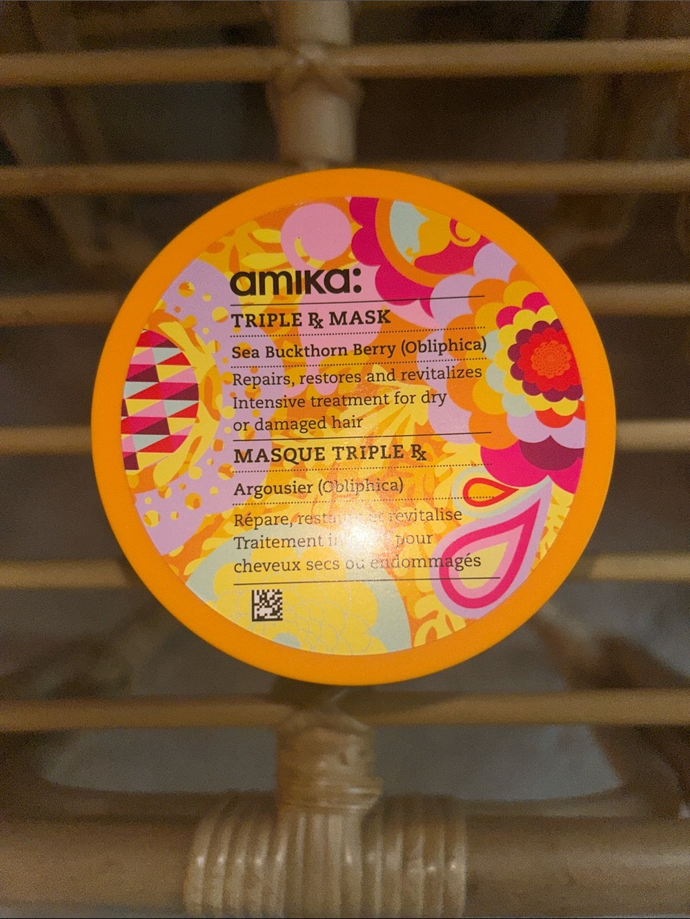 amika Triple Rx Mask - Sea Buckthorn Berry Hair Treatment Mask 8.5 Oz